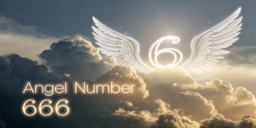 Angel number six with wings.