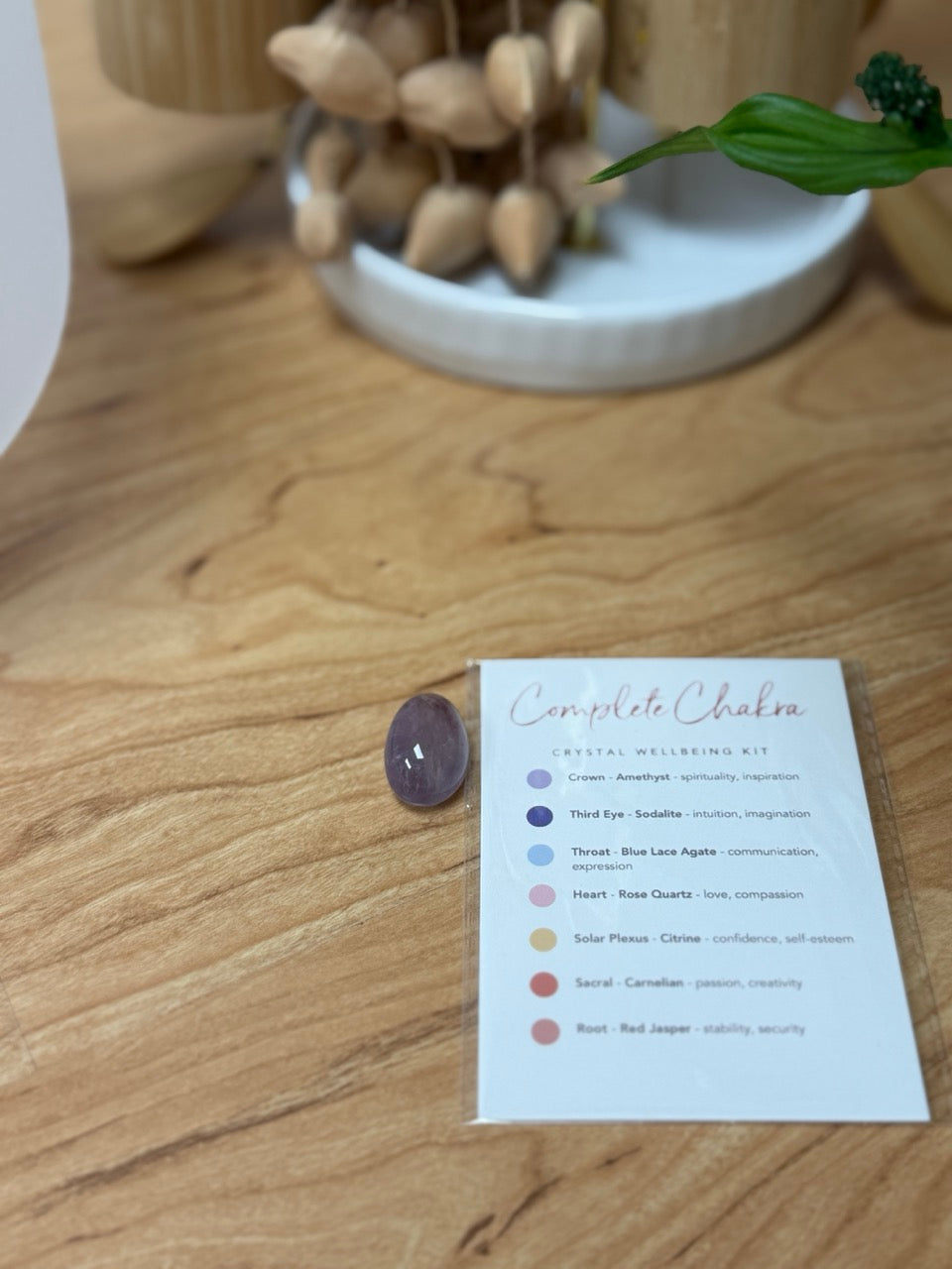 Complete Chakra Balance, Energy, Meditation, Self-Care Crystal Kit | 7 Chakra Healing Stones with Selenite