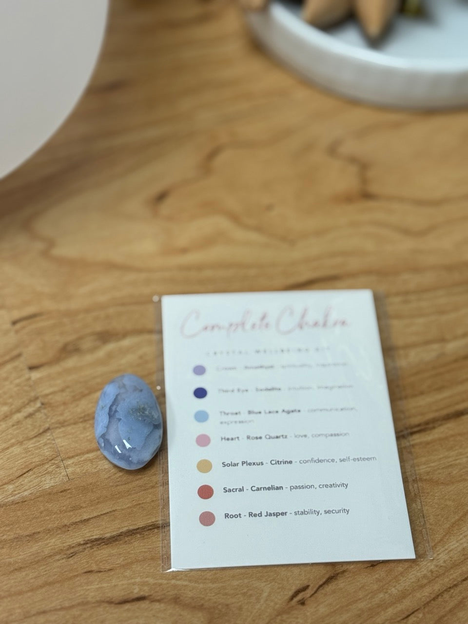 Complete Chakra Balance, Energy, Meditation, Self-Care Crystal Kit | 7 Chakra Healing Stones with Selenite