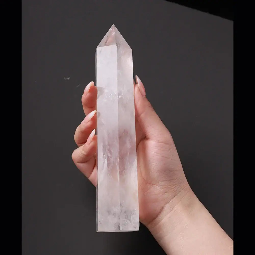 Oneness Ally Natural Crystal Clear Quartz Large Wand