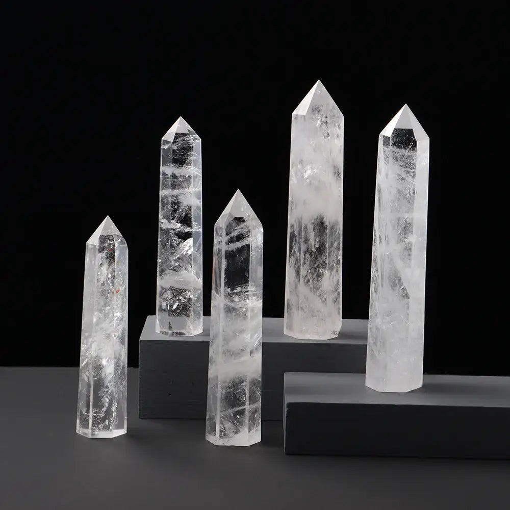 Oneness Ally Natural Crystal Clear Quartz Large Wand Ground