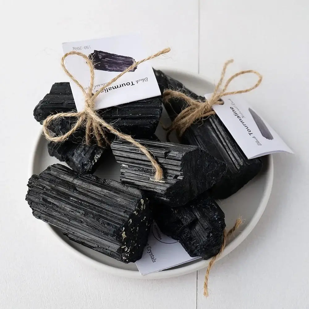 Black Tourmaline Rough Stone – Natural Energy Protector - Black Tourmaline