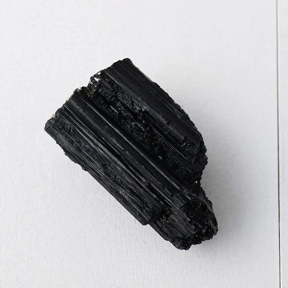Black Tourmaline Rough Stone – Natural Energy Protector - Black Tourmaline