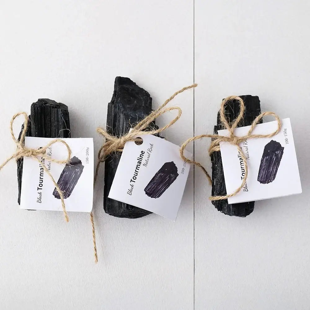 Black Tourmaline Rough Stone – Natural Energy Protector - Black Tourmaline