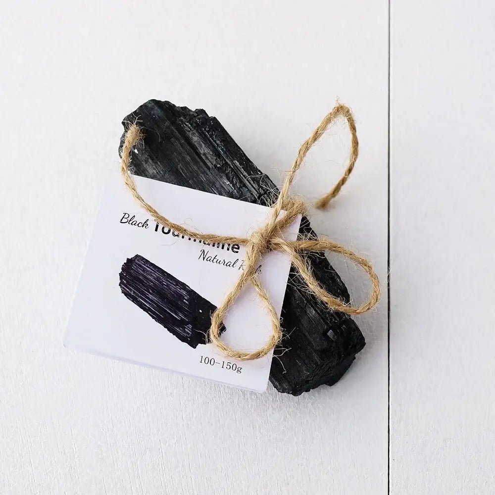 Black Tourmaline Rough Stone – Natural Energy Protector - Black Tourmaline