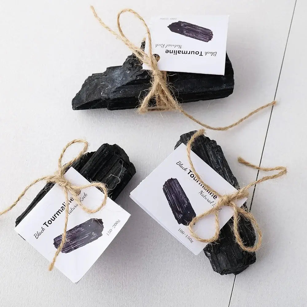 Black Tourmaline Rough Stone – Natural Energy Protector - Black Tourmaline