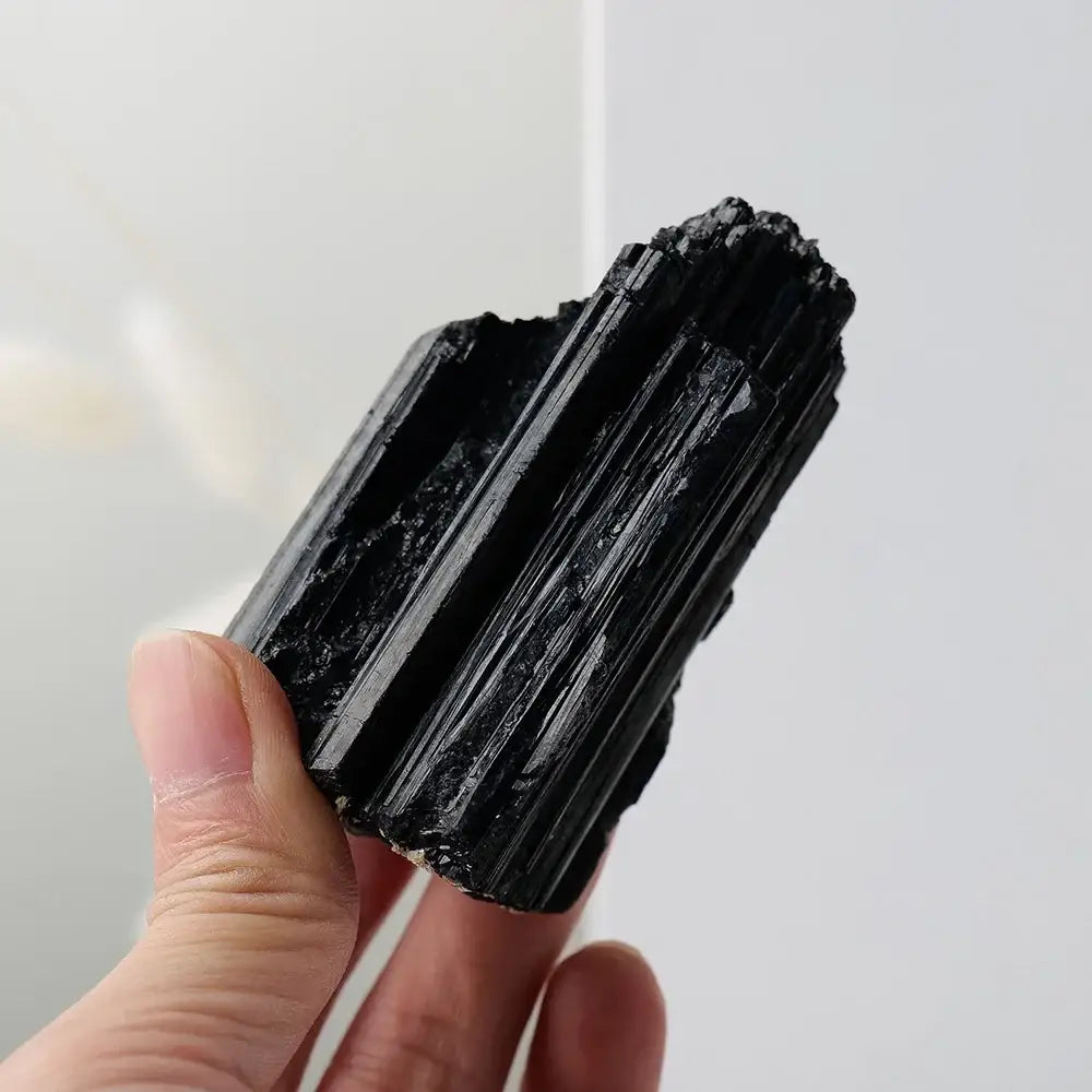Black Tourmaline Rough Stone – Natural Energy Protector - Black Tourmaline