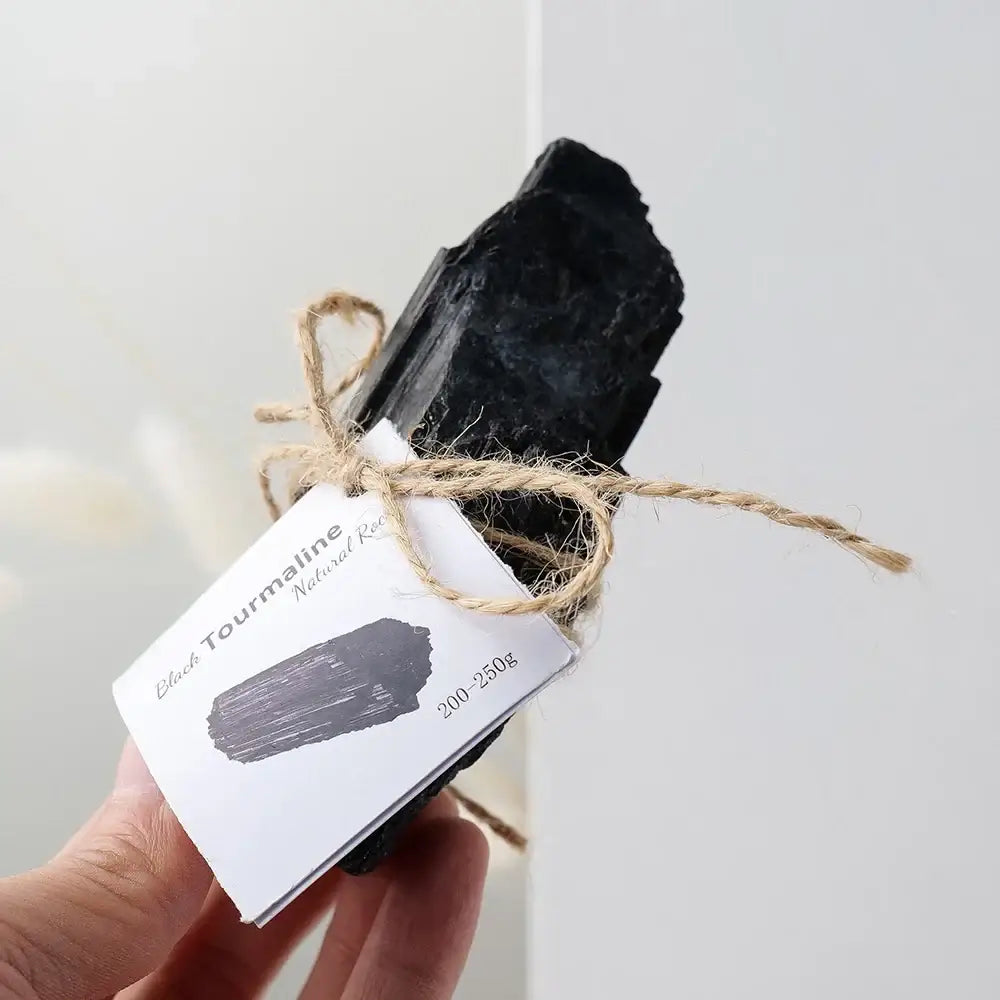 Black Tourmaline Rough Stone – Natural Energy Protector - Black Tourmaline