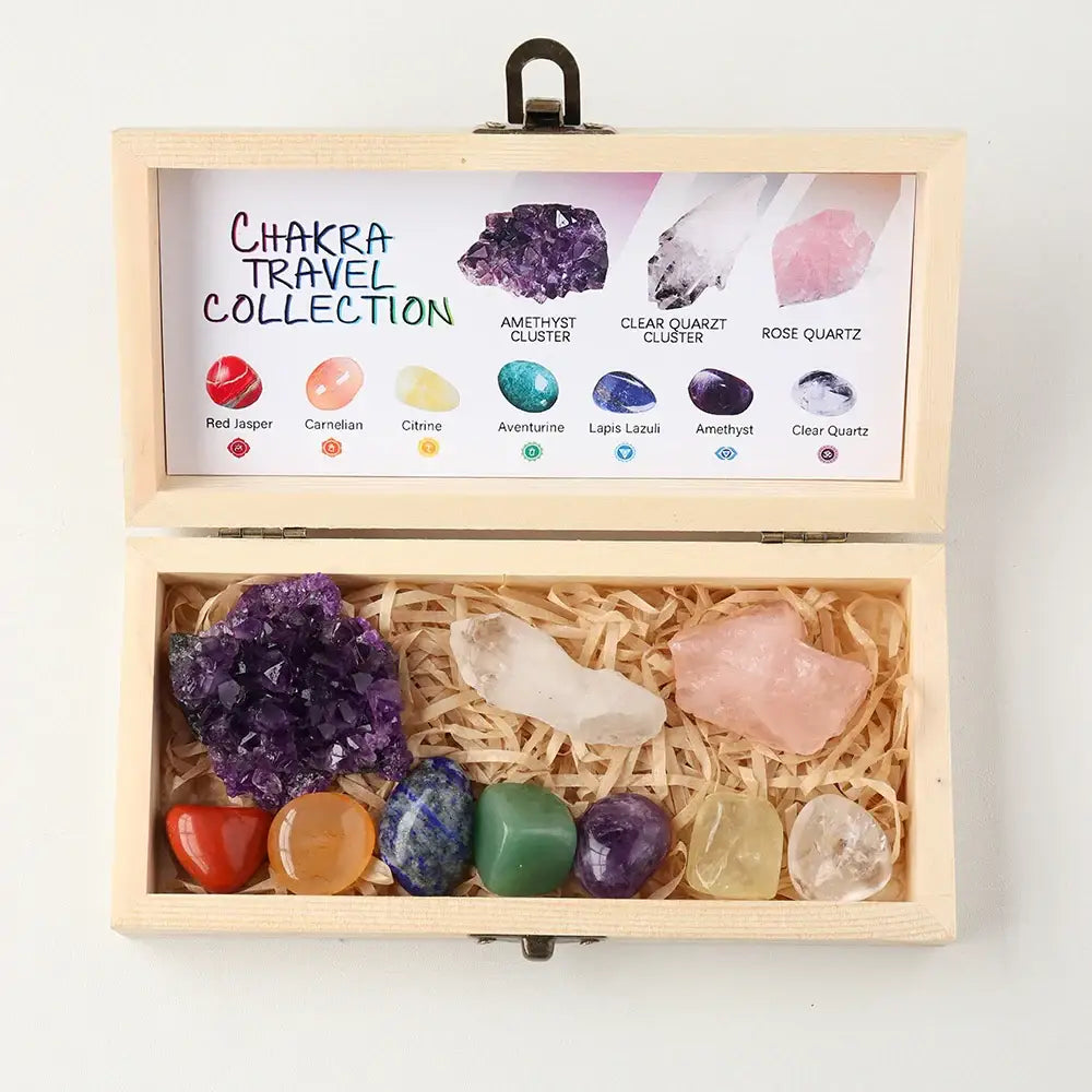 Chakra Travel Crystal Collection: Balance and Healing on the Go - Gem Pack