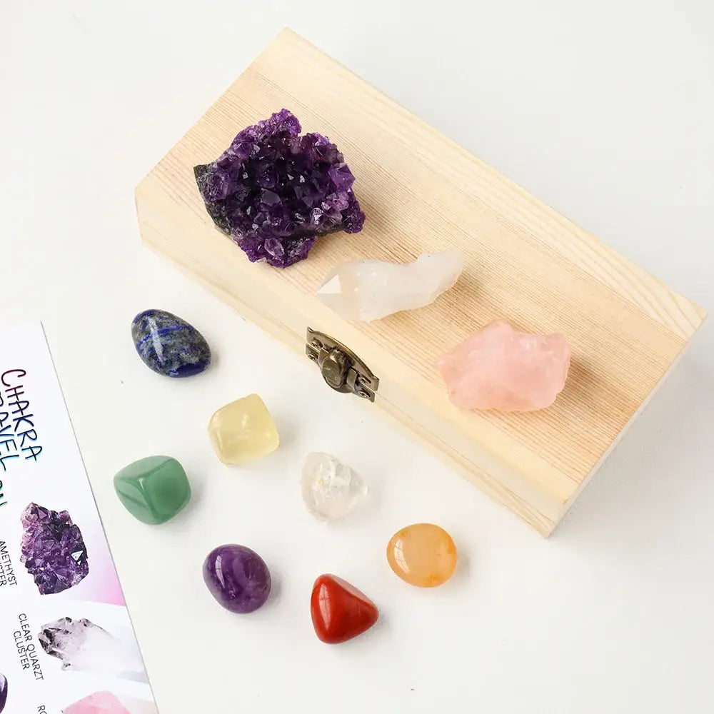 Chakra Travel Crystal Collection: Balance and Healing on the Go - Gem Pack