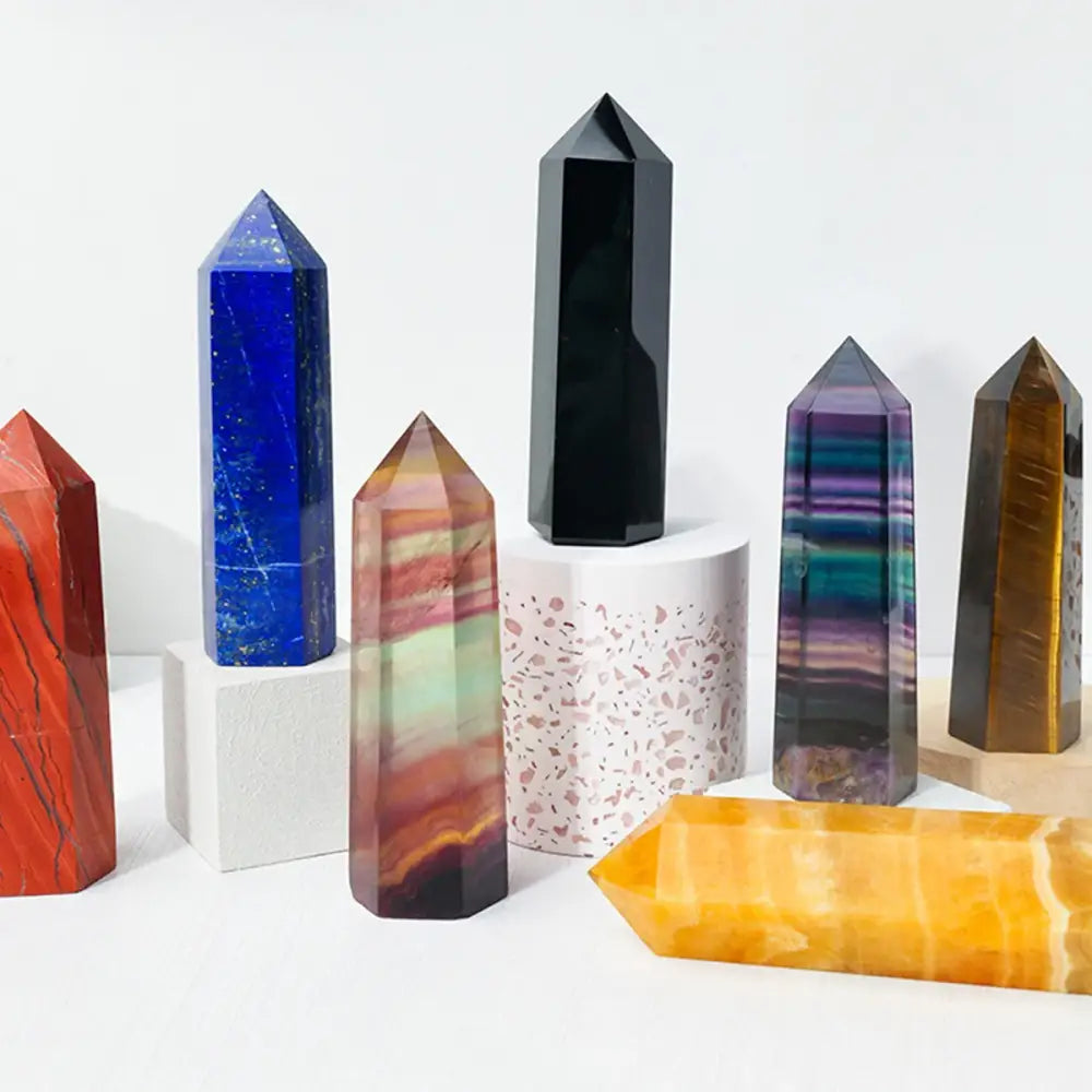 Natural Crystal Crystal Point – Elevate Your Space with Nature’s Energy - Multiple