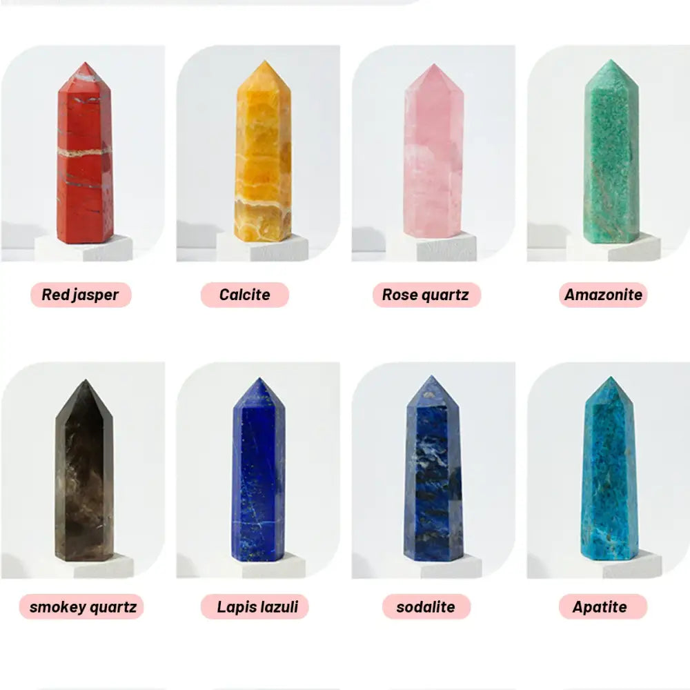 Natural Crystal Crystal Point – Elevate Your Space with Nature’s Energy - Multiple