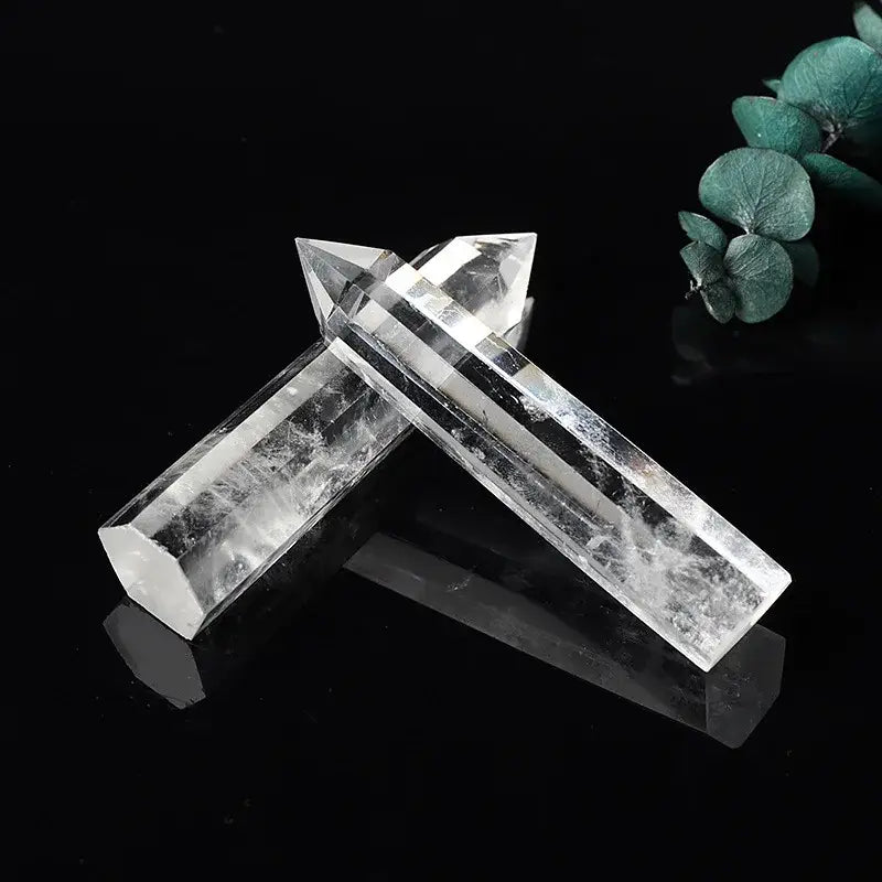 Oneness Ally Clear Quartz Healing Tower – Amplify Energy & Elevate Meditation - Clear Quartz