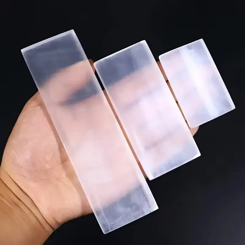 Selenite Charging Plate - Cleanse & Recharge Crystals for Peace & Harmony - 6 inch - Selenite