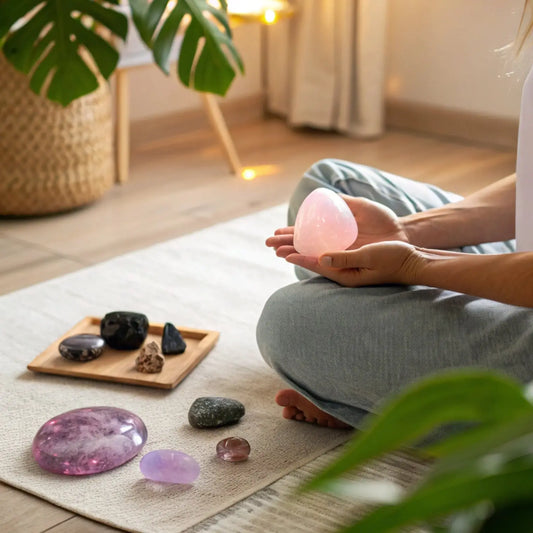 Emotional Healing with Rose Quartz and Amethyst for Overcoming Anxiety