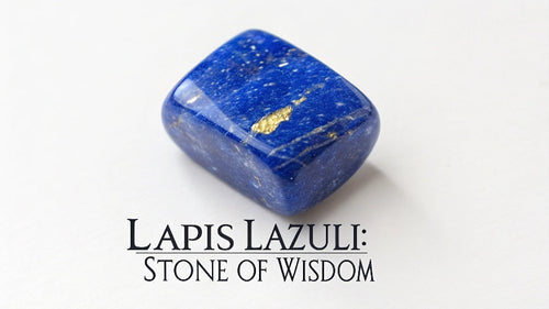 Polished blue lapis lazuli stone.