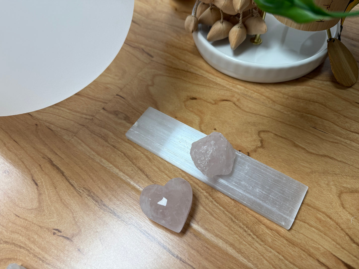 Meditation, Energy Manifestation | Raw Chakra Crystal Kit  | 7 Raw Healing Stones + Selenite & Rose Quartz Heart