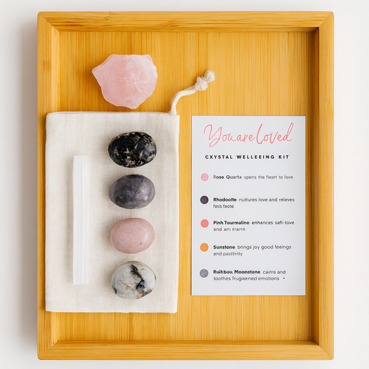 You Are Loved Crystal Wellbeing Kit 💖