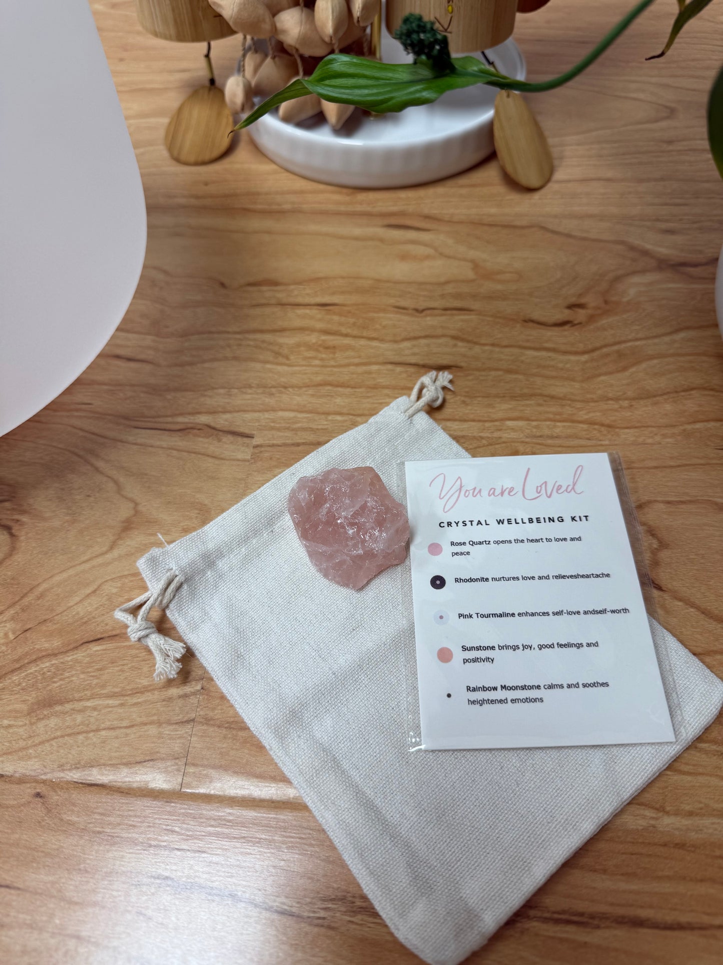 You Are Loved Crystal Wellbeing Kit 💖