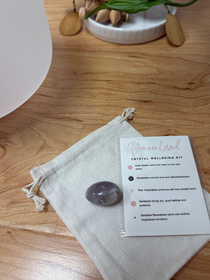 You Are Loved Crystal Wellbeing Kit 💖