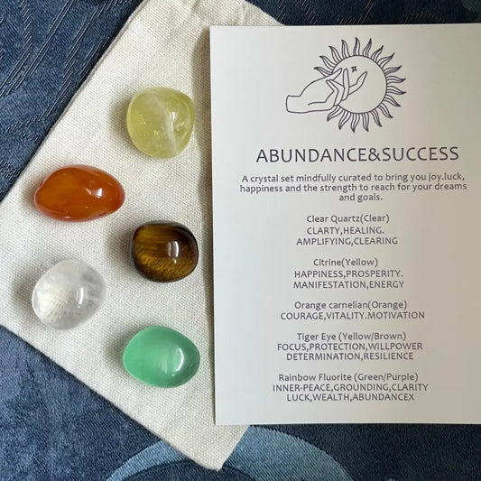 Abundance & Success Crystal Set - Gem Pack