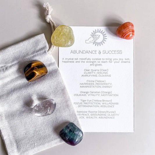 Oneness Ally Abundance & Success Crystal Set