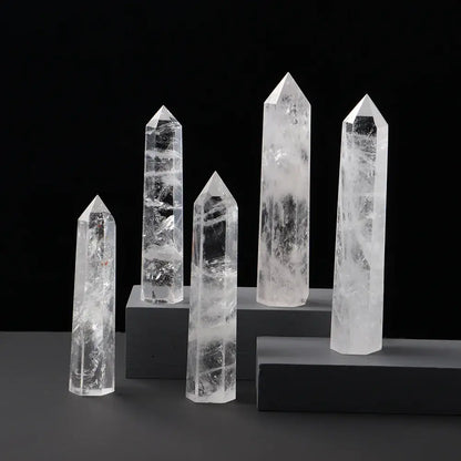 Oneness Ally Natural Crystal Clear Quartz Large Wand Ground