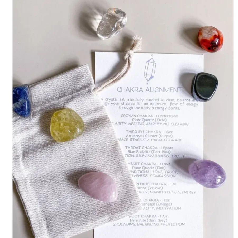 Oneness Ally Chakra Alignment Crystal Set