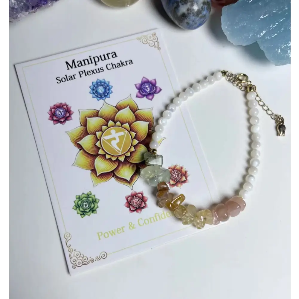 Chakra Healing Crystal Bracelet Collection - Solar Plexus Chakra - Manipura