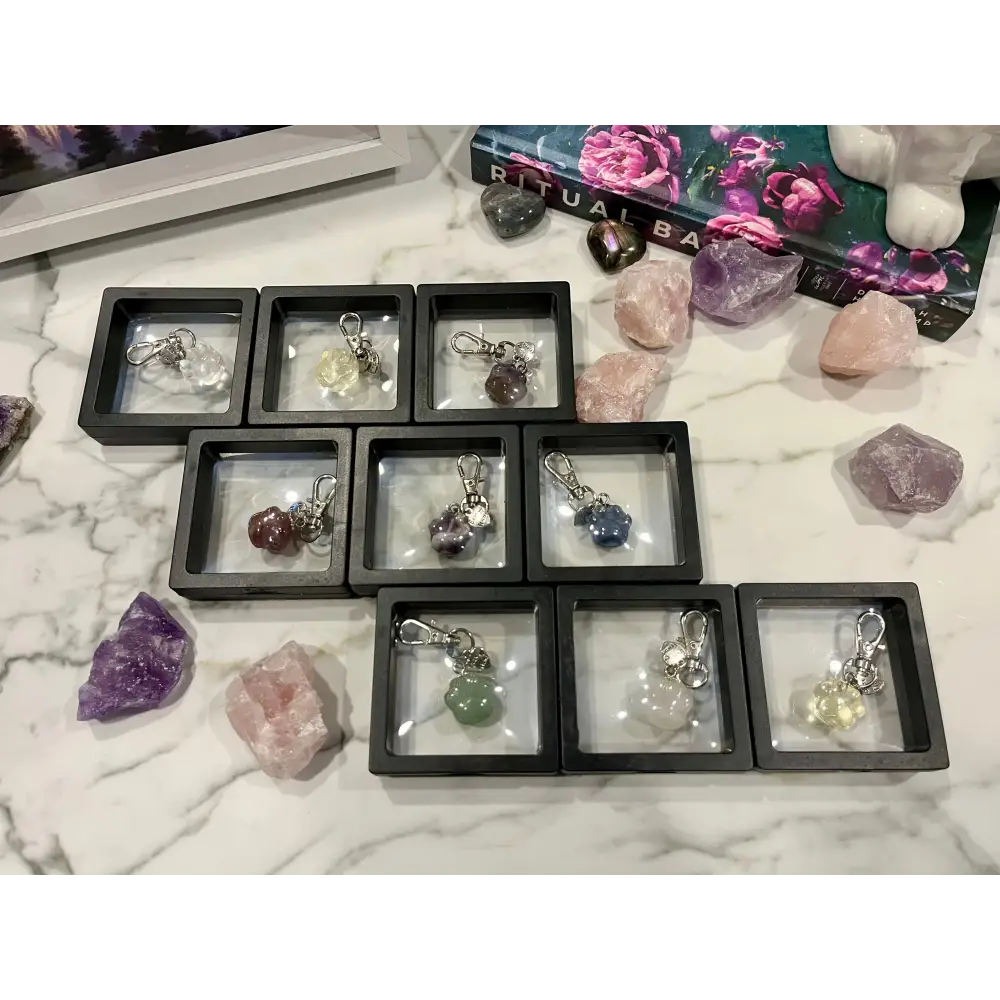 Crystal Paw Charms: Healing Energy for Your Beloved Cat