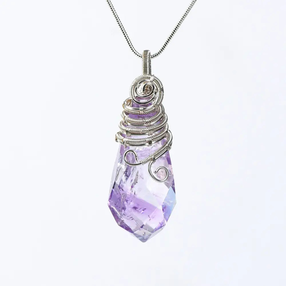 Crystal Pendant - Purple - Multiple