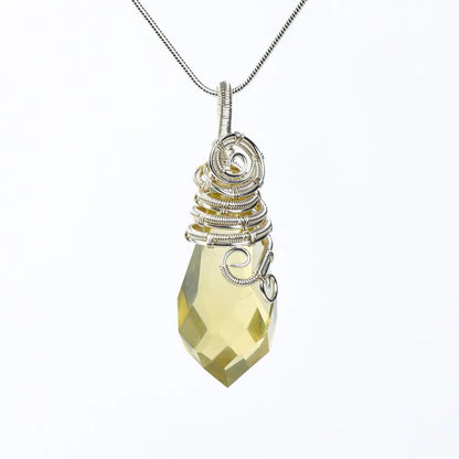 Crystal Pendant - Yellow - Multiple