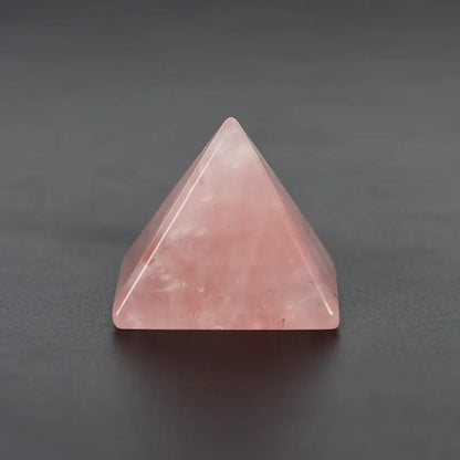 Crystal Pyramid for Emotional Healing & Positive Energy - Rose Quartz