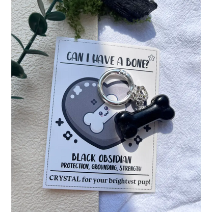 Dog Healing Crystal: Bring Balance & Calm to Your Beloved Pup - Black Obsidian - Multiple