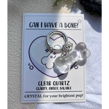 Dog Healing Crystal: Bring Balance & Calm to Your Beloved Pup - Clear Quatrz - Multiple