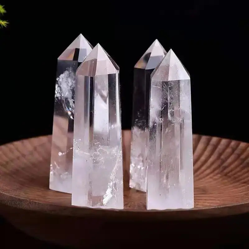 Oneness Ally Clear Quartz Healing Tower – Amplify Energy & Elevate Meditation - Clear Quartz