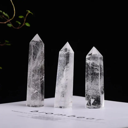 Oneness Ally Clear Quartz Healing Tower – Amplify Energy & Elevate Meditation - Clear Quartz