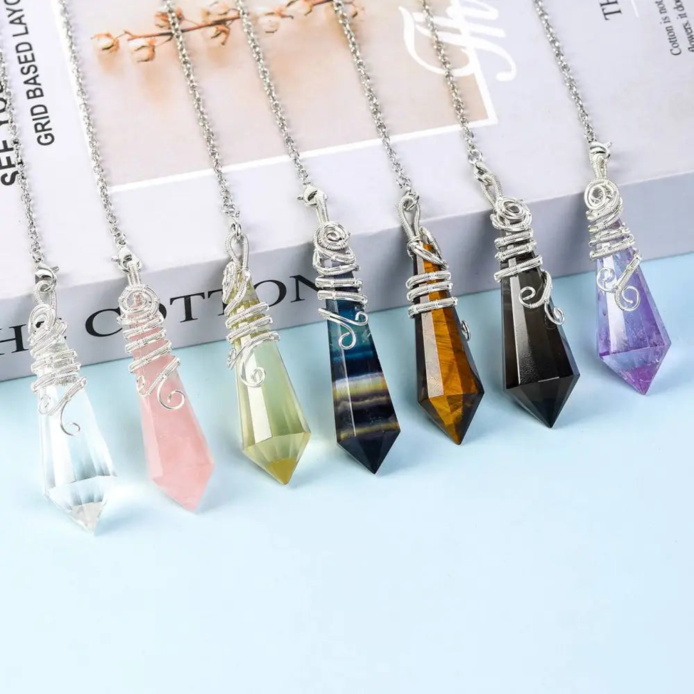 Oneness Ally Crystal Pendulum: Enhance Your Energy & Clarity - Multiple