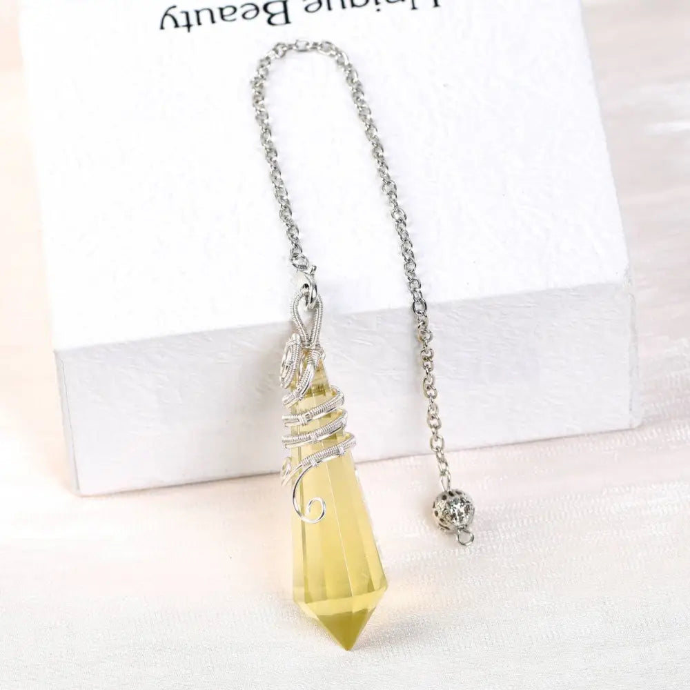 Oneness Ally Crystal Pendulum: Enhance Your Energy & Clarity - Multiple