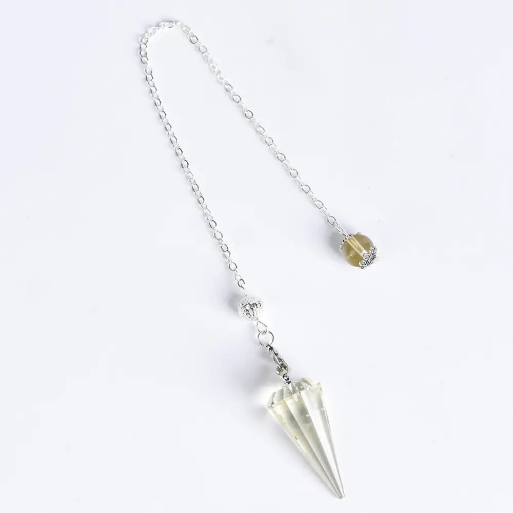 Oneness Ally Crystal Pendulum: Enhance Your Energy & Clarity - Multiple