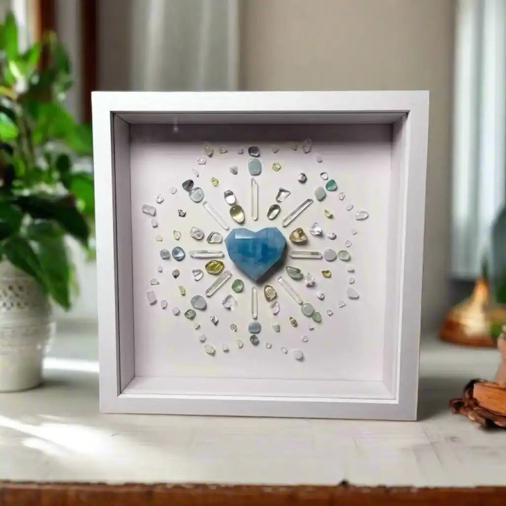 Oneness Ally Radiant Heart Crystal Mandala Decoration Picture Frame