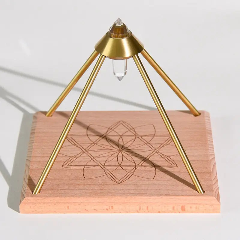 Wood Pyramid Energy Amplifier