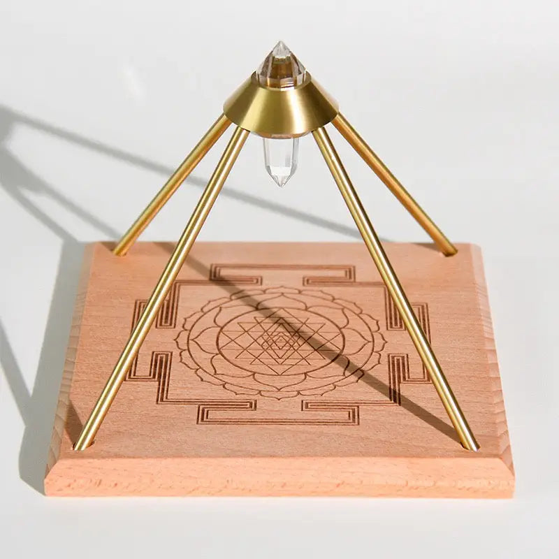 Wood Pyramid Energy Amplifier